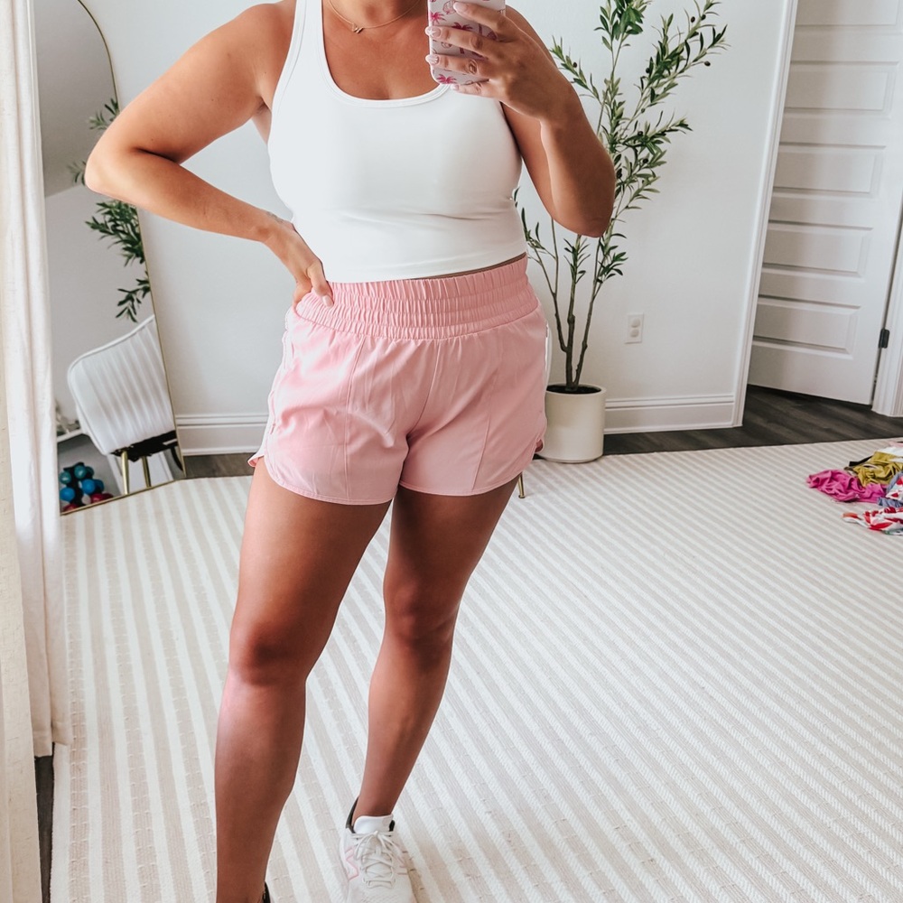 Women's Pink Athletic Shorts